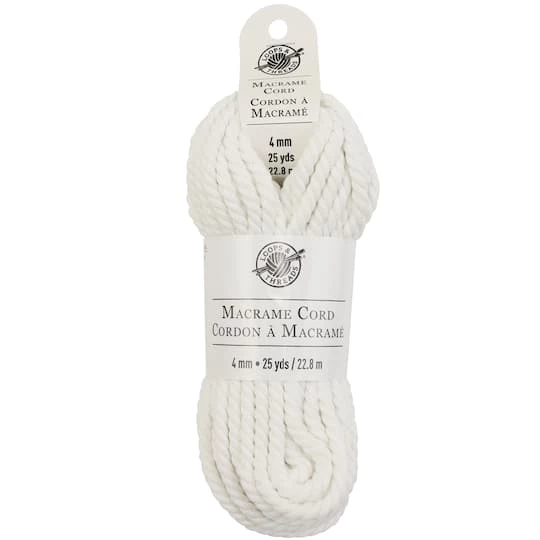 Flash Sale ⭐ Macramé Cotton Cord by Loops & Threads®, 25yd. ✔️ - Image 5