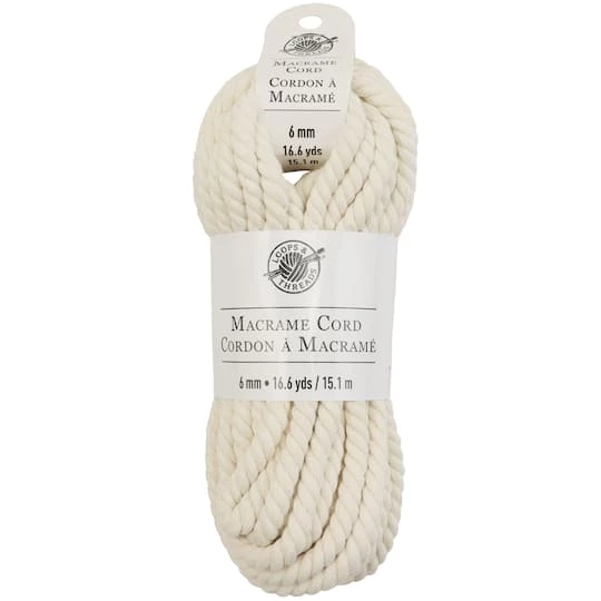 Brand new 😉 12 Pack: Macramé Cotton Cord by Loops & Threads®, 50ft. ❤️ - Image 6