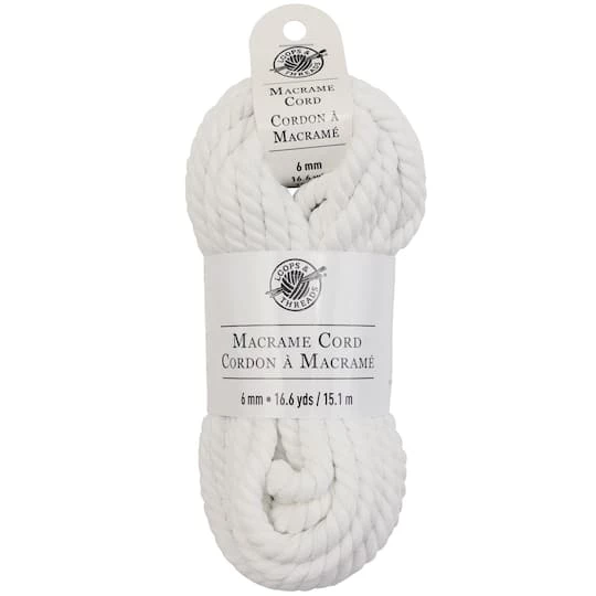 New ⌛ Macramé Cotton Cord by Loops & Threads®, 50ft. ❤️ - Image 7
