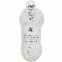 New ⌛ Macramé Cotton Cord by Loops & Threads®, 50ft. ❤️