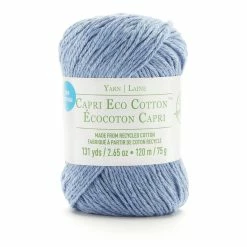 Deals 😉 Capri Eco Cotton™ Solid Yarn by Loops & Threads® ✨