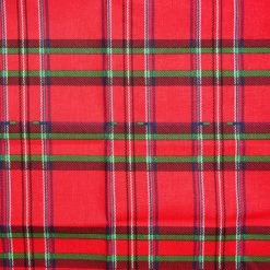 Outlet 🤩 Red Plaid Cotton Fabric by Loops & Threads® 🛒