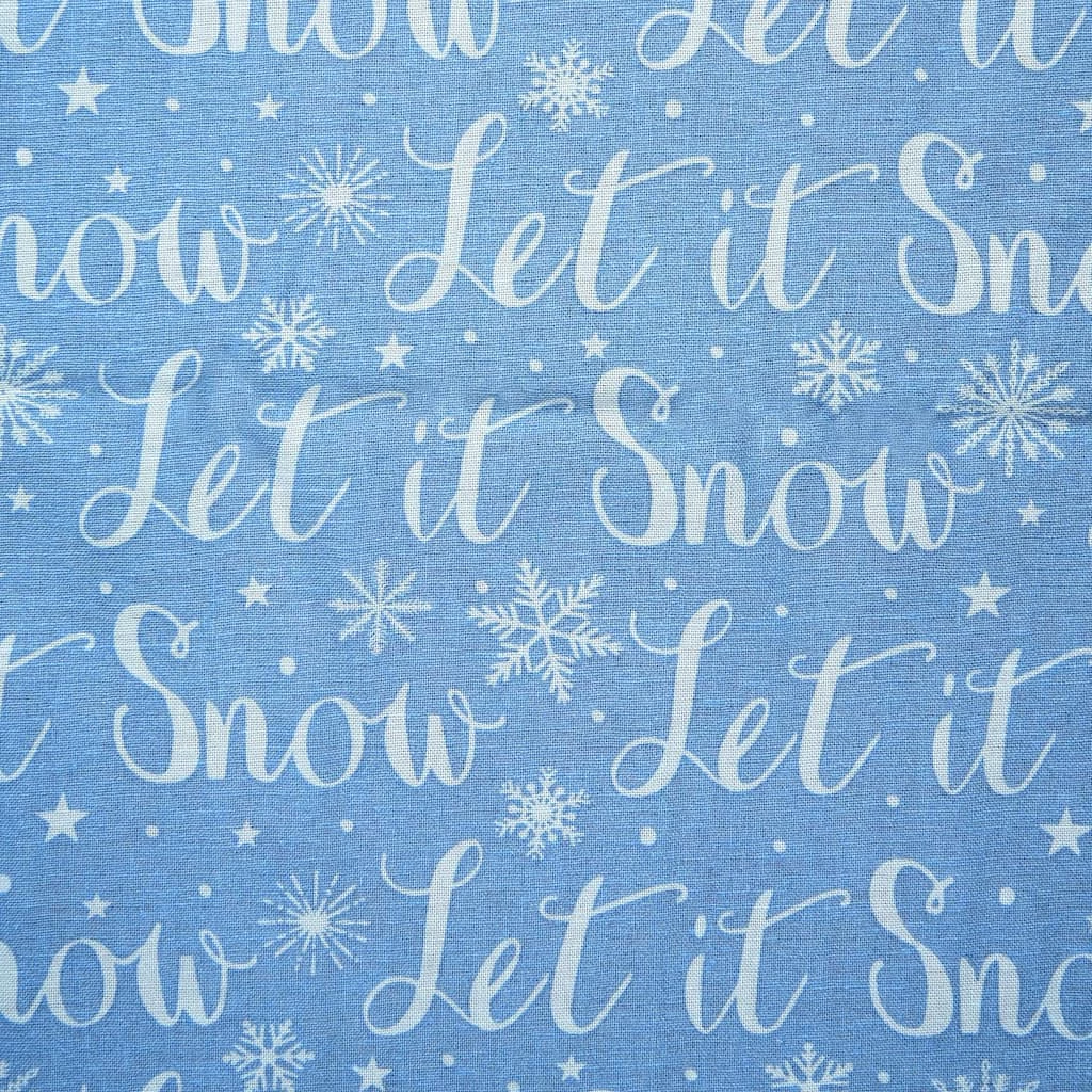 Promo 🤩 Let It Snow Cotton Fabric by Loops & Threads® ❤️