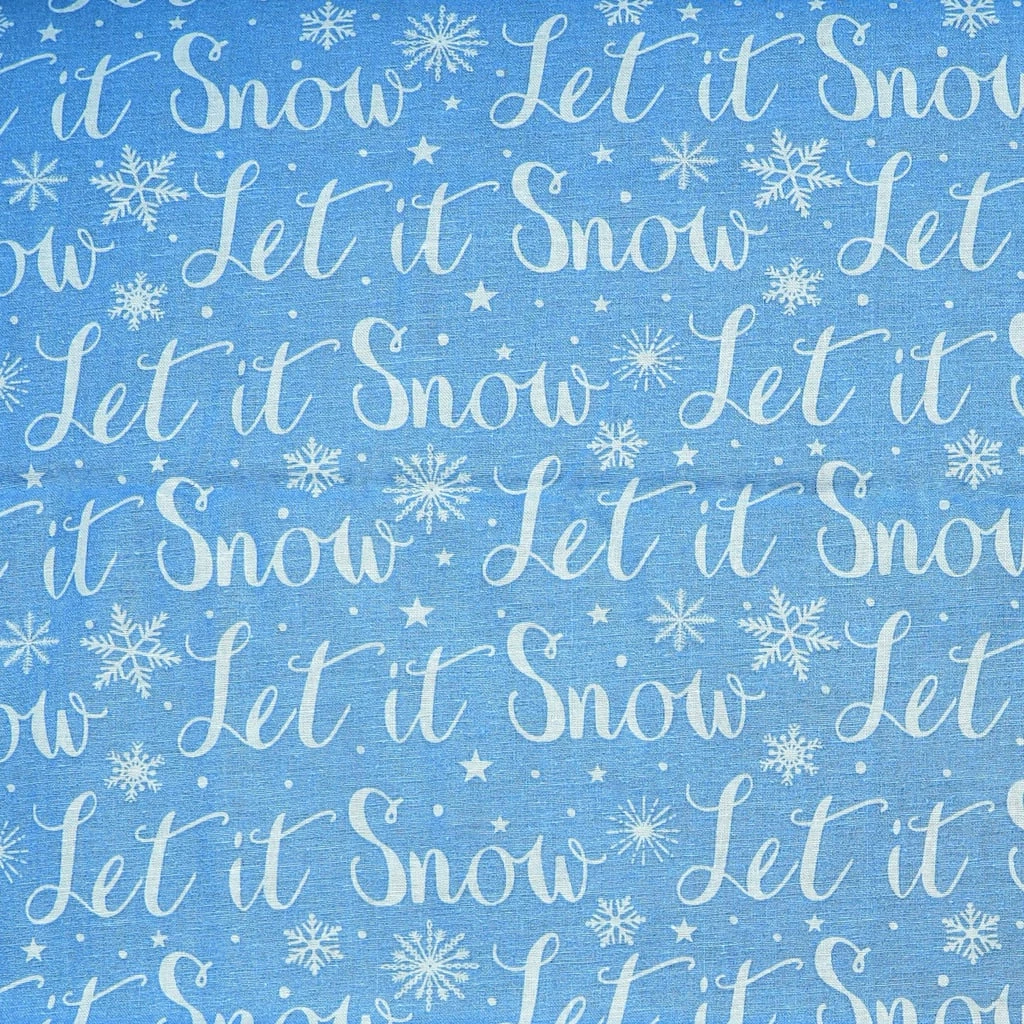 Promo 🤩 Let It Snow Cotton Fabric by Loops & Threads® ❤️ - Image 2