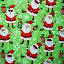 Flash Sale 🧨 Santa Cotton Fabric by Loops & Threads® ⭐