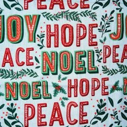 Promo ✨ Peace, Hope & Noel Cotton Fabric by Loops & Threads® 💯