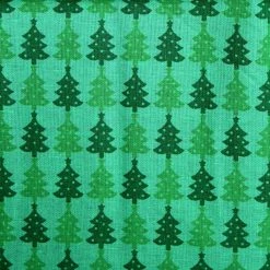 Coupon β¨ Green π€© Christmas Trees Cotton Fabric by Loops & Threads® π₯°