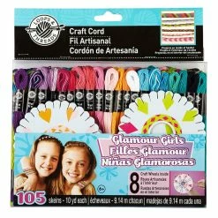 Best deal 🧨 Loops & Threads™ Craft Cord, Glamour Girls ⌛