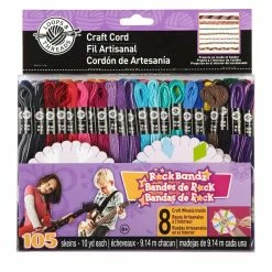 Flash Sale ❤️ 12 Pack: Rock Bandz Craft Cord by Loops & Threads™ 🤩