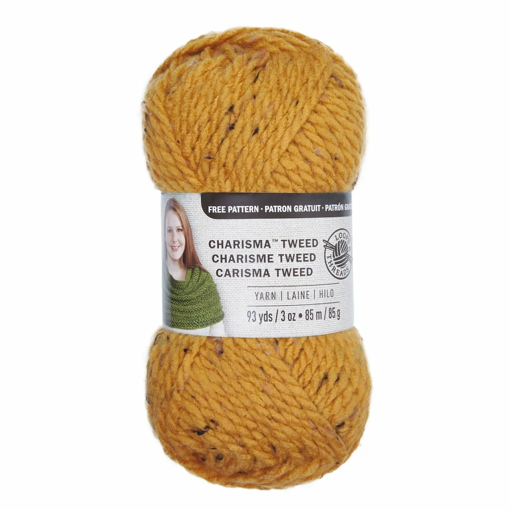 Top 10 π Charisma™ Tweed Yarn by Loops & Threads® β