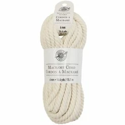 Brand new 😉 12 Pack: Macramé Cotton Cord by Loops & Threads®, 50ft. ❤️