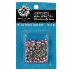 Brand new ⭐ 12 Packs: 100 ct. (1,200 total) Long Pearlized Pins by Loops & Threads™ ✔️