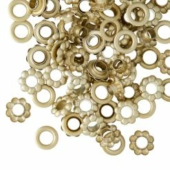 Best deal 🥰 12 Packs: 50 ct. (600 total) 3/16" Flower Eyelets by Loops & Threads™ ⭐