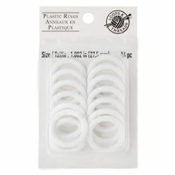 Budget 👏 12 Packs: 14 ct. (168 total) Plastic Rings by Loops & Threads™ 🎁