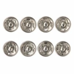 Best Sale ✔️ 12 Packs: 8 ct. (96 total) Silver Sew-On Snaps by Loops & Threads™ 🤩
