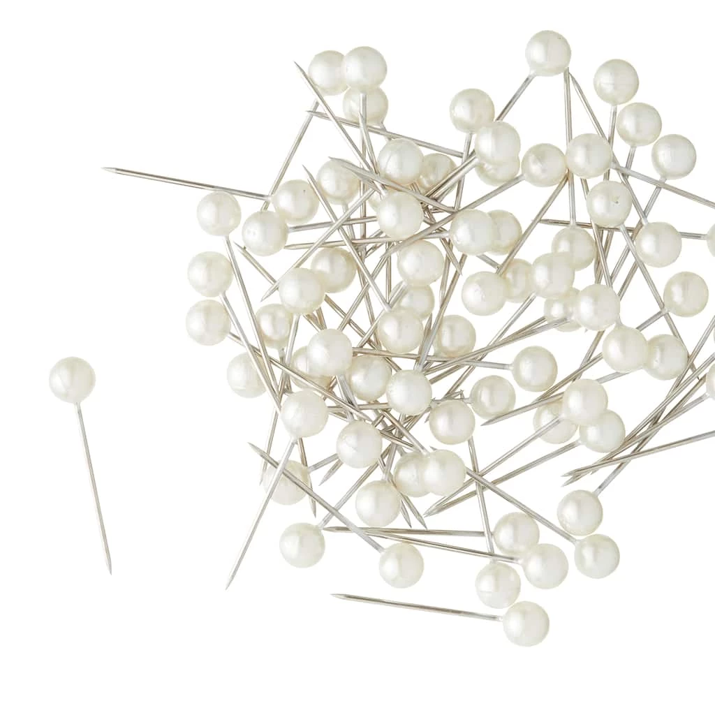 Discount ⭐ 12 Packs: 75 ct. (900 total) Petite Pearlized Pins by Loops & Threads™ ⌛
