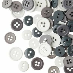 Coupon 🔔 12 Packs: 120 ct. (1,440 total) Colors We Love Cloudy Buttons by Loops & Threads® ❤️