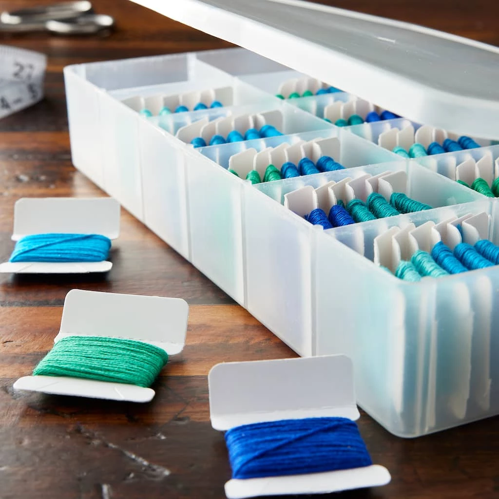 New ❤️ 12 Pack: Embroidery Floss Organizer Kit by Loops & Threads® 🎉 - Image 2
